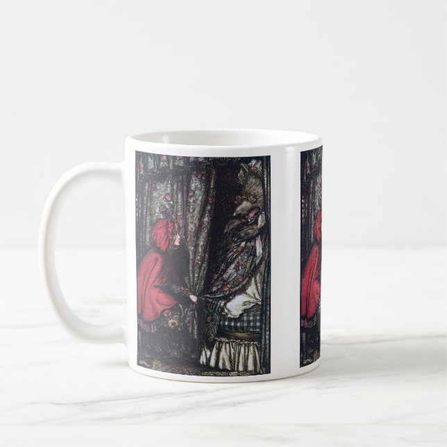 Arthur Rackham , “ Little Red Riding Hood ” Coffee Mug (Left)