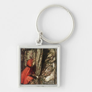 Arthur Rackham   Little Red Riding Hood Key Ring