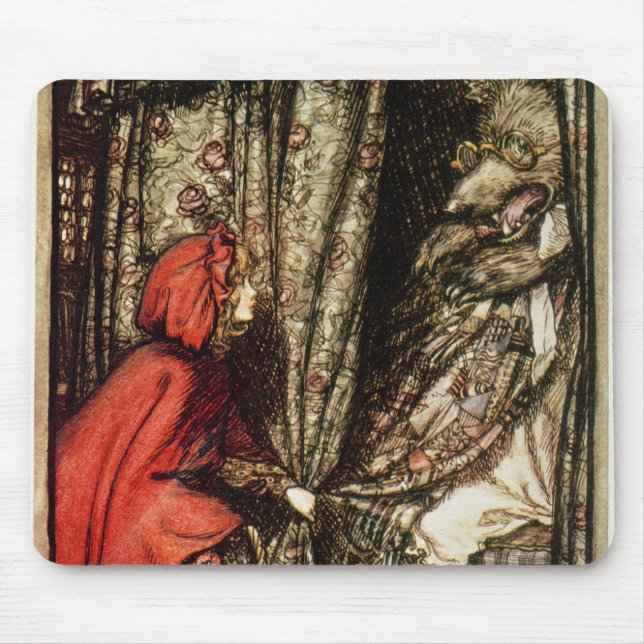 Arthur Rackham | Little Red Riding Hood Mouse Mat (Front)