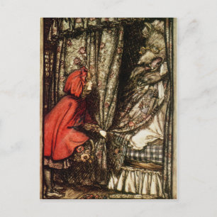 Arthur Rackham   Little Red Riding Hood Postcard