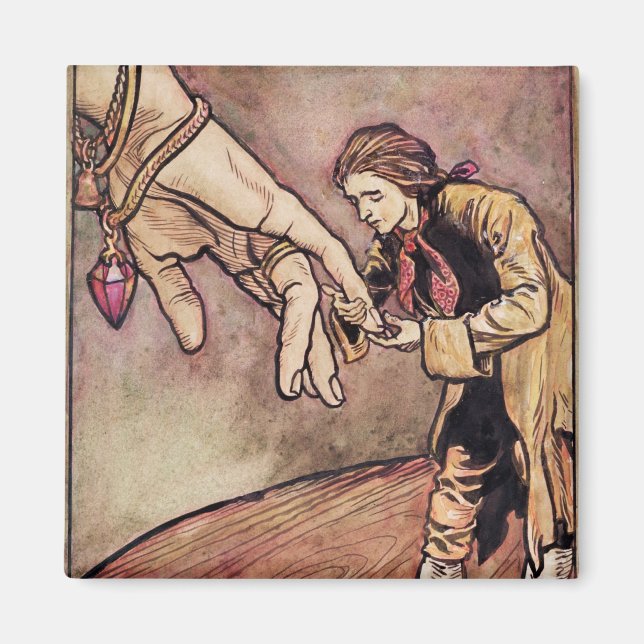 Arthur Rackham | Original watercolour illustration Magnet (Front)