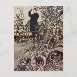 Arthur Rackham   The Kensington Gardens are in Lon Postcard