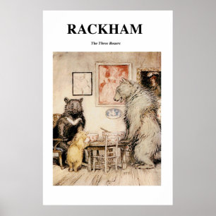 Arthur Rackham The Three Bears Poster