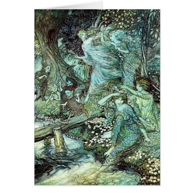 Arthur Rackham's Faeries, blue (Front)