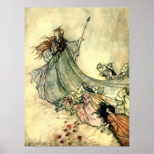 Arthur Rackham's Fairy Queen Poster