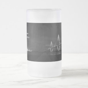 Arthur Ravenel Night Pano Grayscale Frosted Mug