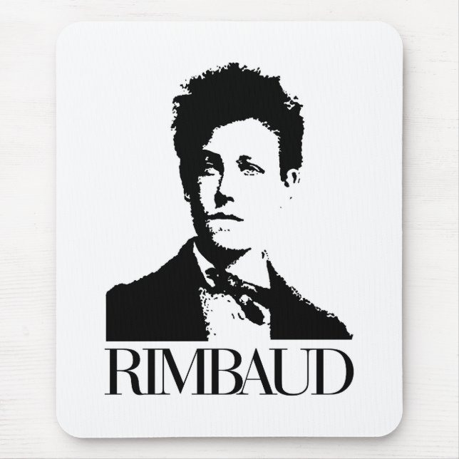 Arthur Rimbaud Mouse Mat (Front)