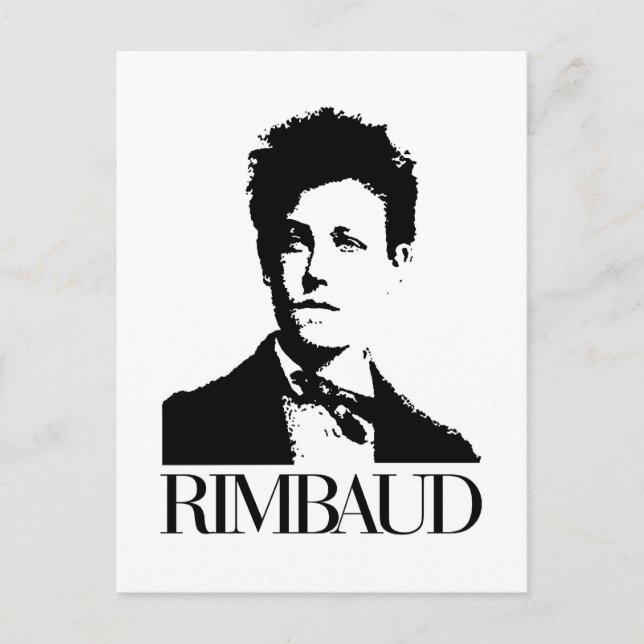 Arthur Rimbaud Postcard (Front)