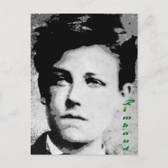 Arthur Rimbaud Postcard (Front)