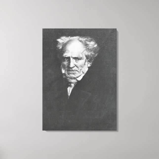 Arthur Schopenhauer Canvas Print (Front)