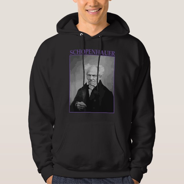 Arthur Schopenhauer German Philosopher  Hoodie (Front)