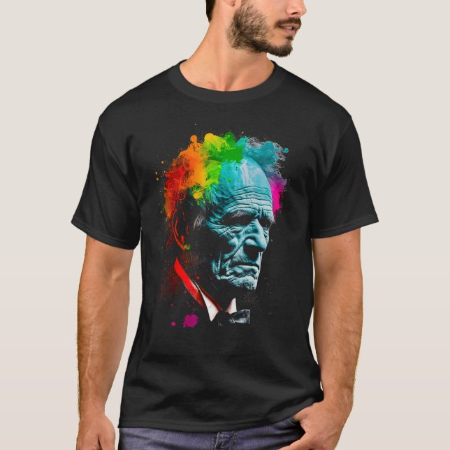Arthur Schopenhauer German Philosopher T-Shirt (Front)