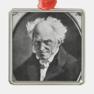 Arthur Schopenhauer Metal Tree Decoration