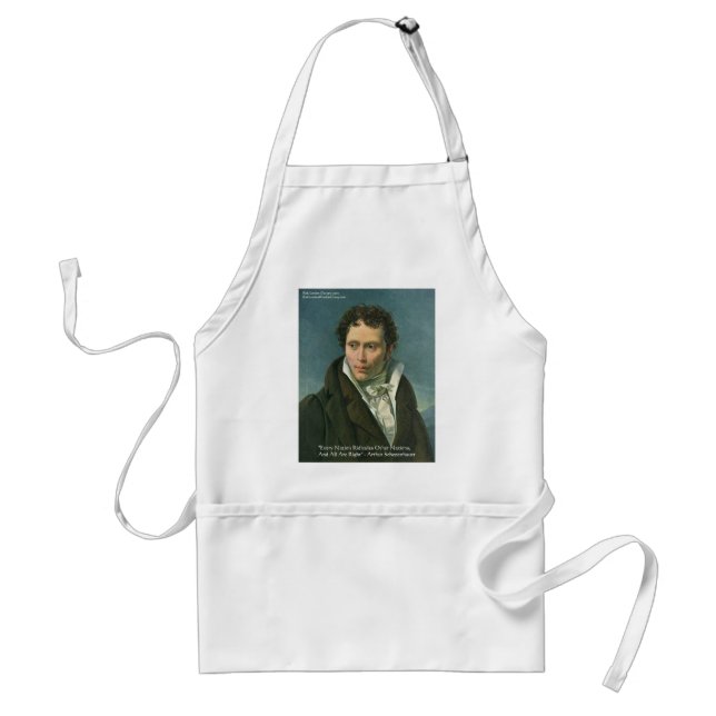 Arthur Schopenhauer "Nations Ridicule" Quote Gifts Standard Apron (Front)