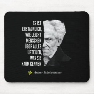 Arthur Schopenhauer Philosophy Quote Birthday Mouse Mat