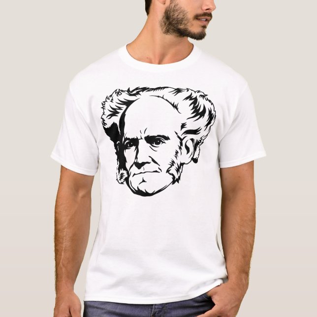 Arthur Schopenhauer Portrait T-Shirt (Front)