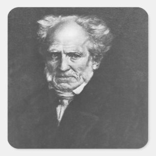 Arthur Schopenhauer Square Sticker
