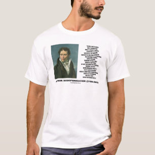 Arthur Schopenhauer Talent Versus Genius Quote T-Shirt