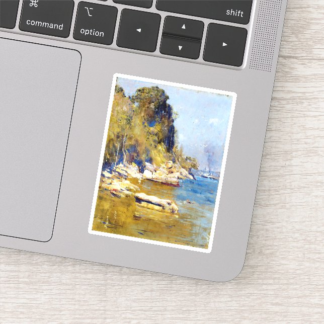 Arthur Streeton From My Camp (Sirius Cove) (Detail)