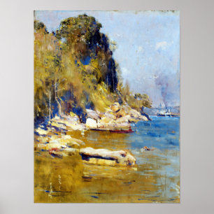 Arthur Streeton From My Camp (Sirius Cove) Poster