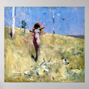 Arthur Streeton The Spirit of the Drought Poster