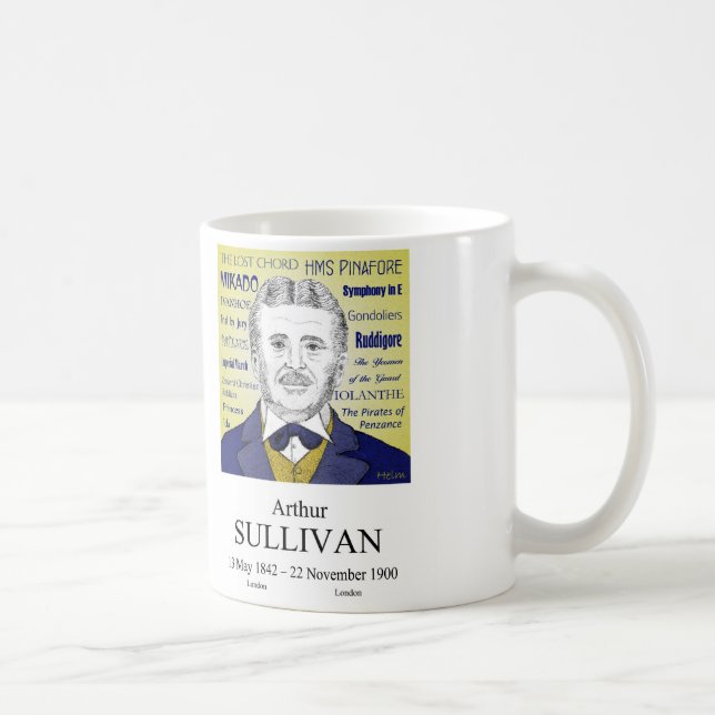 Arthur Sullivan Coffee Mug (Right)