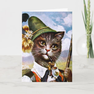 Arthur Thiele - Bavarian Alps Cat Card