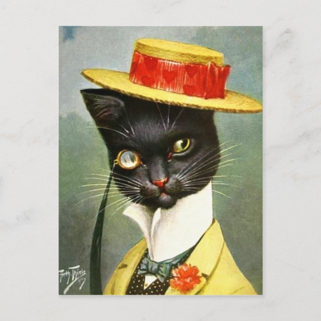 Arthur Thiele - Mr. Cat Postcard (Front)