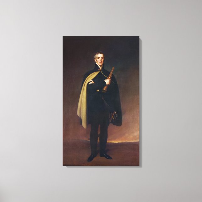 Arthur Wellesley  Duke of Wellington Canvas Print (Front)