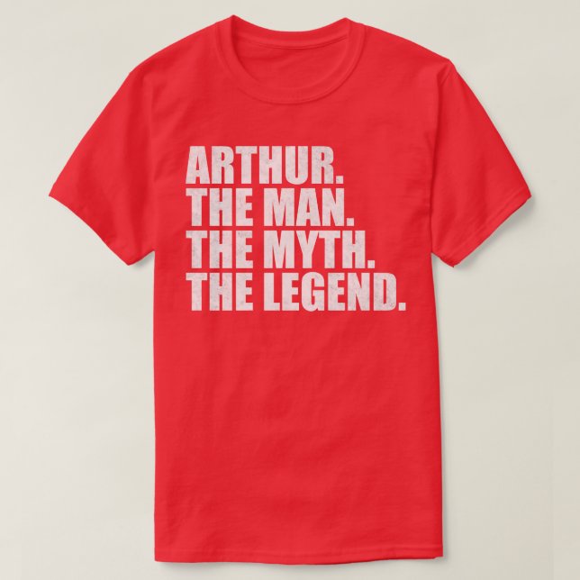 ArthurArthur Name Arthur given name T-Shirt (Design Front)