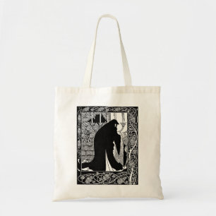 Arthur's death, by Aubrey Beardsley. HD Tote Bag
