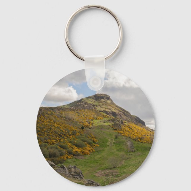 Arthur's Seat, Edinburgh Scotland Key Ring (Front)