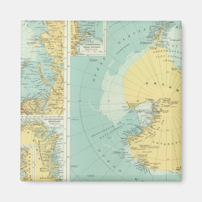 Artic, Antarctica Magnet (Front)