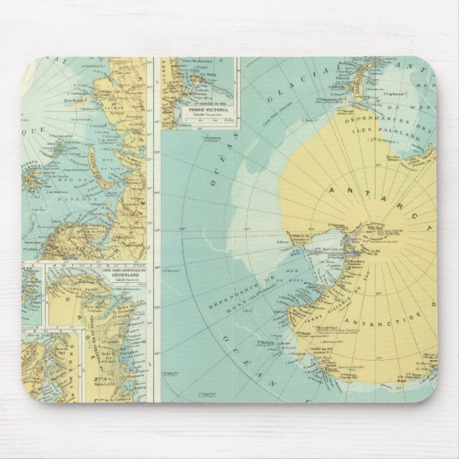 Artic, Antarctica Mouse Mat (Front)