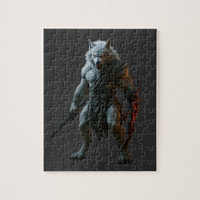 Artic Werewolf Jigsaw Puzzle (Vertical)