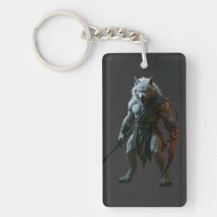 Artic Werewolf Key Ring