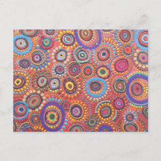 Artichicks art on a postcard