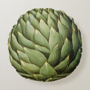 Artichoke, 1613 round cushion