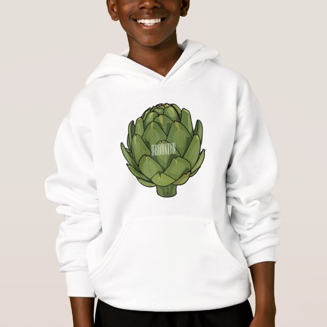 Artichoke cartoon illustration  (Front)