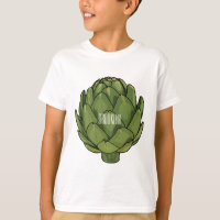 Artichoke cartoon illustration