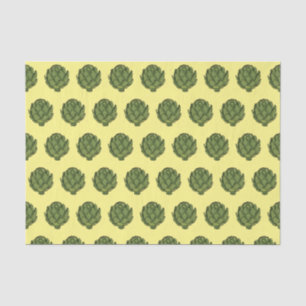 Artichoke cartoon illustration  tissue paper