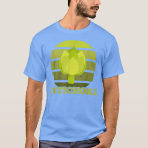 Artichoke Green Food Flower Vegan Healthy Fitness T-Shirt
