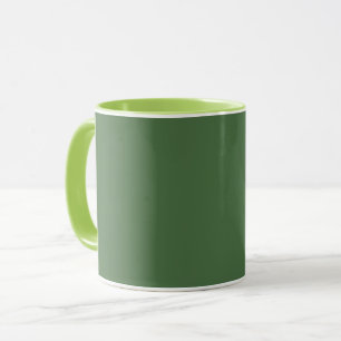 Artichoke green (solid colour) mug