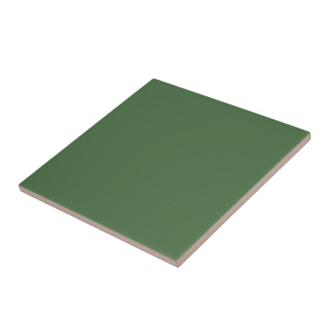 Artichoke green (solid colour)  tile (Side)