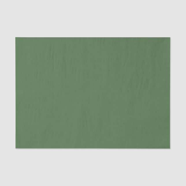 Artichoke green (solid colour)  tissue paper (Front)