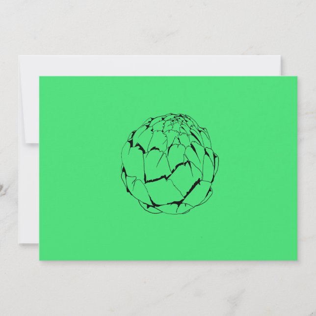 Artichoke Invitation (Front)