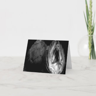 Artichoke Note Cards - Black and White