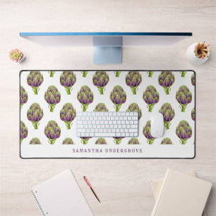Artichoke Pattern Desk Mat