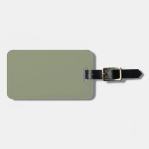 Artichoke (solid colour) luggage tag