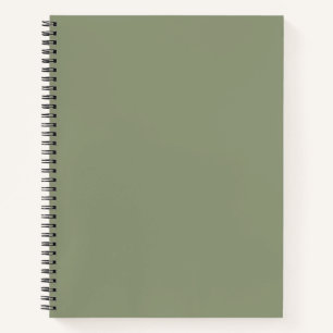 Artichoke (solid colour) notebook